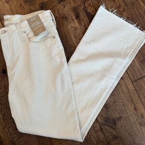 NWT Madewell Kick Out Full Length Jeans Vintage Canvas Women's Size 30